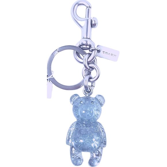 $ FIRM $ New With Tags COACH Limited Edition 3D Periwinkle Blue Bear Charm - Picture 3 of 5
